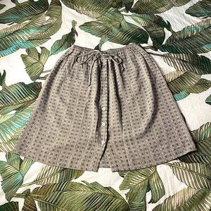 Vintage 90s Minimalist Skater Skirt